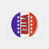 投票者 フリースブランケット (正面(横))