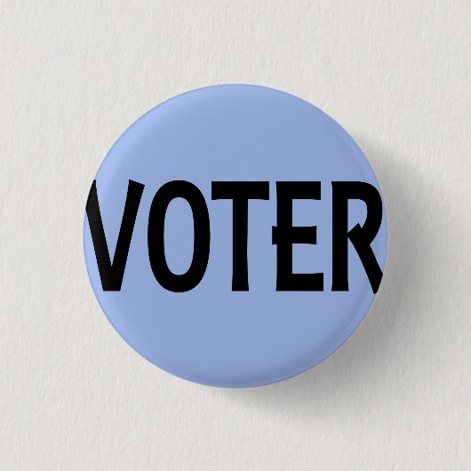 投票者 缶バッジ (正面)