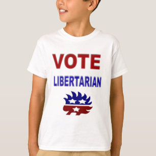 投票自由意志論者 Tシャツ
