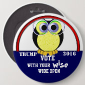 投票賢い2016年 缶バッジ (正面&裏面)