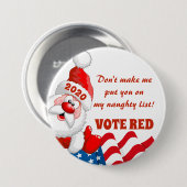 投票赤共和党員2020の選挙 缶バッジ (正面&裏面)