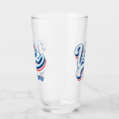 投票選択タイポグラフィ タンブラーグラス (左)