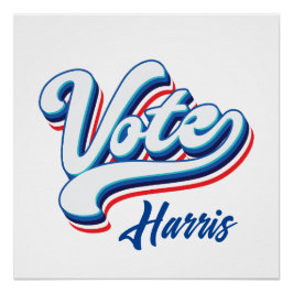 投票選択タイポグラフィ ポスター