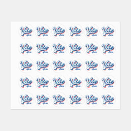 投票選択タイポグラフィ ラベル