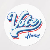 投票選択タイポグラフィ ラベル (デザイン2)