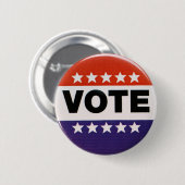 投票選挙ボタン 缶バッジ (正面&裏面)