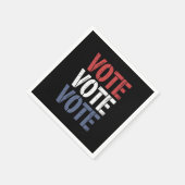 投票選挙政治投票権者登録 スタンダードカクテルナプキン (角)