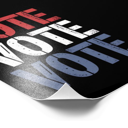 投票選挙政治投票権者登録 フォトプリント            (角)