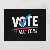 投票選挙2024有権者の民主政治 ポストカード (正面)