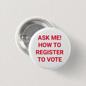 投票頼の登録方法赤と白 缶バッジ (正面&裏面)