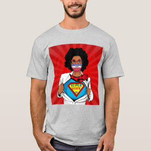 投票顔マスクLWV投票すごい者 Tシャツ
