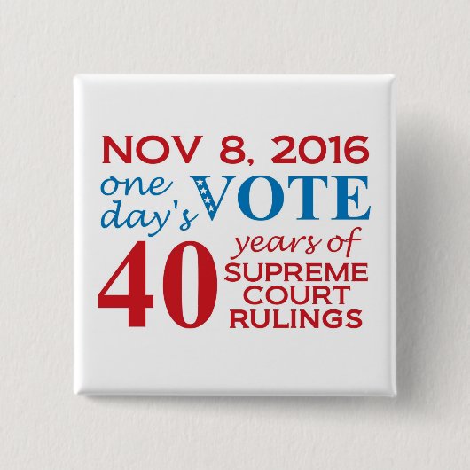 投票2016正方形ボタン 缶バッジ (正面)