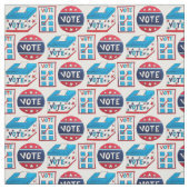 投票2020年11月の選挙日USA投票 ファブリック (見本)