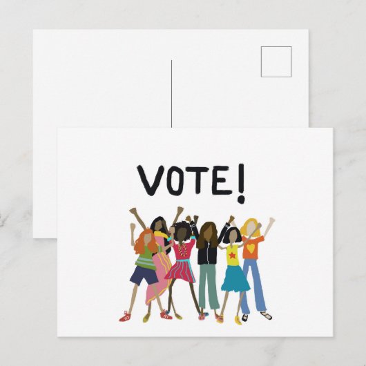 投票2020 ポストカード (正面/裏面)