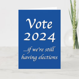 投票2024もし我々はまだ選挙カードを持っている カード