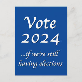 投票2024もし私たちはまだ選挙ポストカードを持っている ポストカード