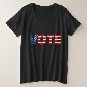 投票2024ダークプラスサイズTシャツ プラスサイズTシャツ