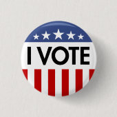 投票2024年米国大統領 缶バッジ (正面)