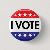 投票2024米国プレジデント・ボタン 缶バッジ (正面)