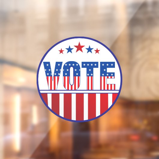 投票2024選挙デカール ウィンドウサイン (シート2)