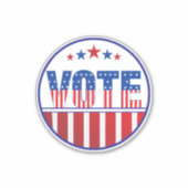 投票2024選挙デカール シール (正面)