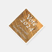 投票2024 もし我々はまだ選挙を持っている スタンダードカクテルナプキン (角)