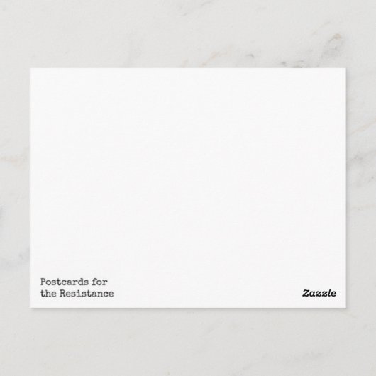 投票！あなたの電すごい力抗議はがき ポストカード (裏面)