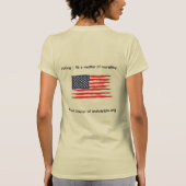 投票!それは道徳の問題 t-shirt tシャツ (裏面)
