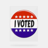 投票 アクリルサイン (正面)