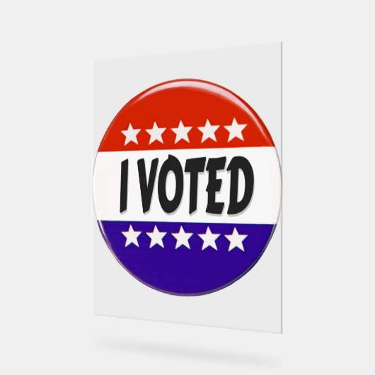 投票 アクリルサイン (傾斜)