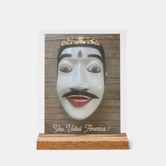 投票 アクリルサイン (正面)