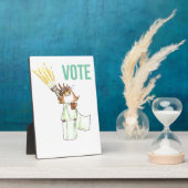 投票！イーゼル付きテーブルトップフォトプラーク フォトプラーク (側面)