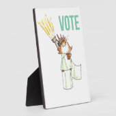投票！イーゼル付きテーブルトップフォトプラーク フォトプラーク (側面)