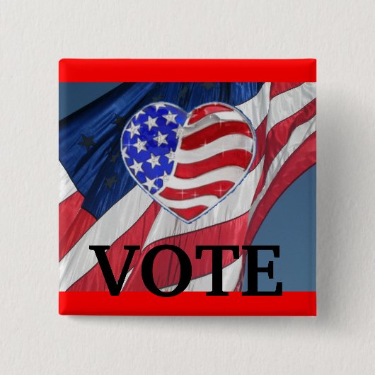 投票 – キャンペーンの選択ボタン 缶バッジ (正面)