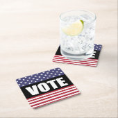 投票 スクエアペーパーコースター (インサイチュ)