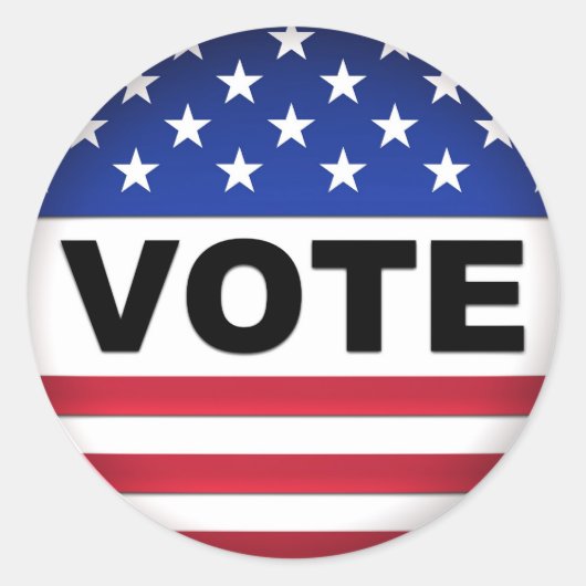 投票 – ステッカー (正面)