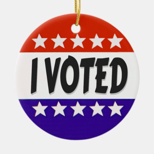 投票 セラミックオーナメント (正面)