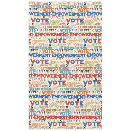 投票 テーブルクロス (正面)