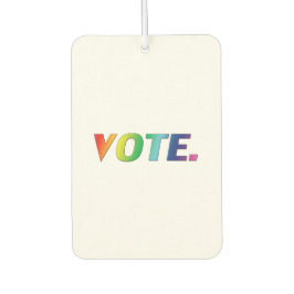 "投票" -プライドlgbtqレインボーホワイトエアーフレッシュナー カーエアーフレッシュナー