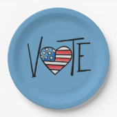 投票 ペーパープレート (正面)