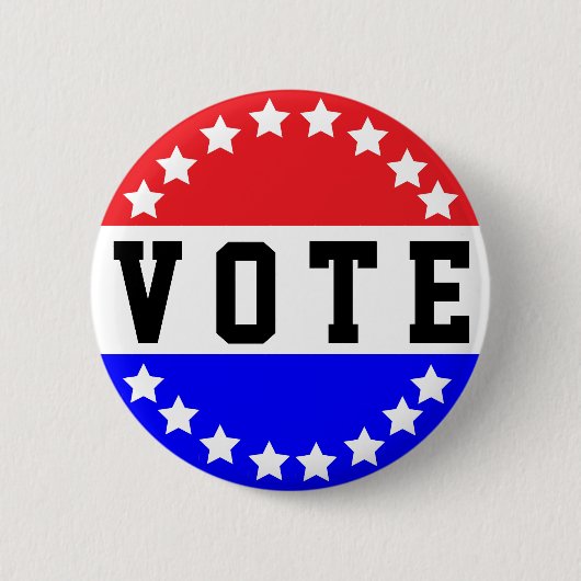 投票!ボタン 缶バッジ (正面)