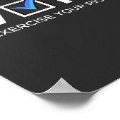 投票 ポスター (角)