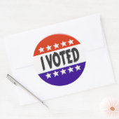 投票 ラウンドシール (封筒)