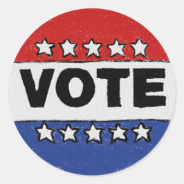 投票 ラウンドシール