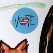 投票 ラウンドシール