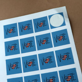 投票 ラウンドシール