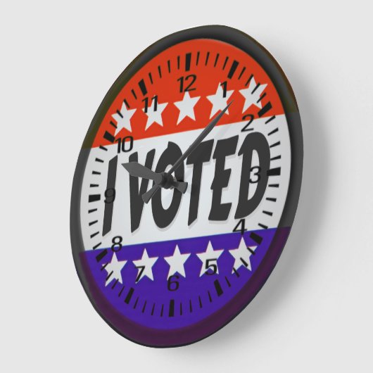 投票 ラージ壁時計 (傾斜)