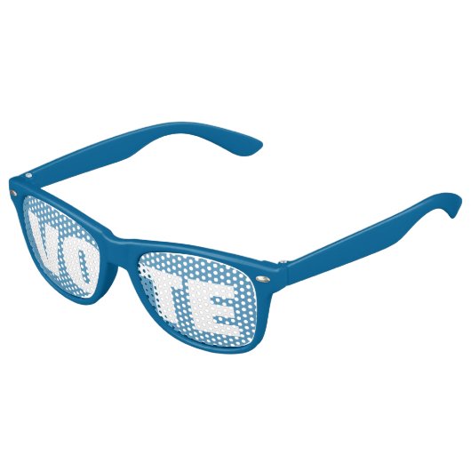 投票/大人レトロパーティー眼鏡 キッズサングラス (アングル)