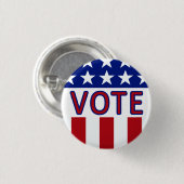 投票-小さいボタン 缶バッジ (正面&裏面)