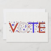 投票 招待状 (正面)